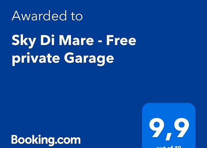 Sky Di Mare - Free Private Garage Apartmán